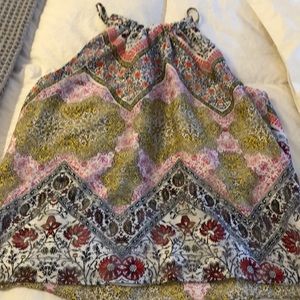 LOFT beautiful print halter top